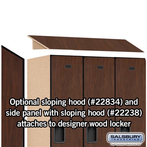 Designer Wood Locker — 1 Tier, 3 Wide