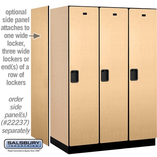 Designer Wood Locker — 1 Tier, 3 Wide