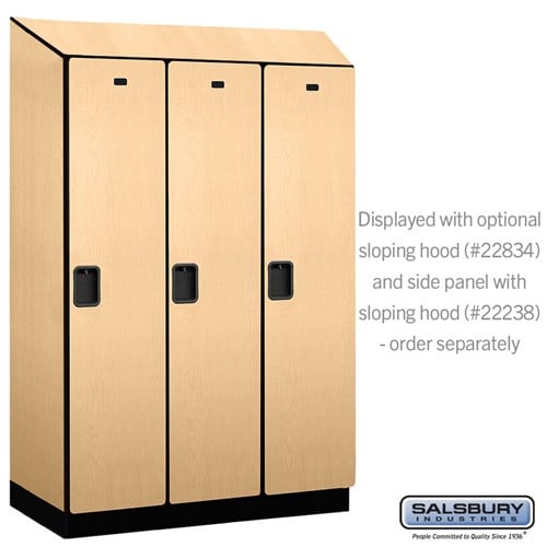 Designer Wood Locker — 1 Tier, 3 Wide