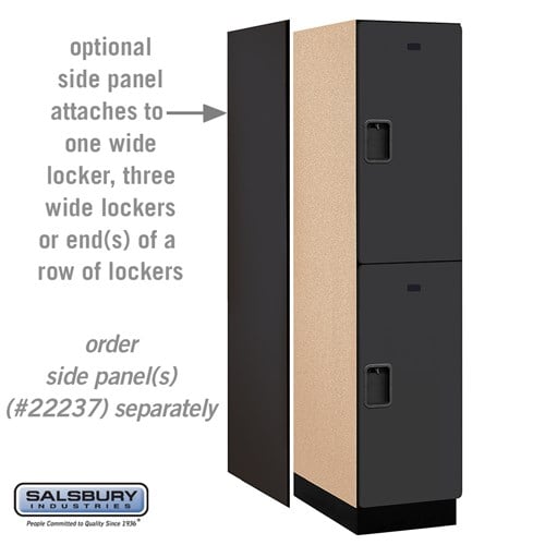 Designer Wood Locker — 2 Tier, 1 Wide