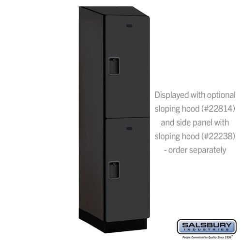 Designer Wood Locker — 2 Tier, 1 Wide