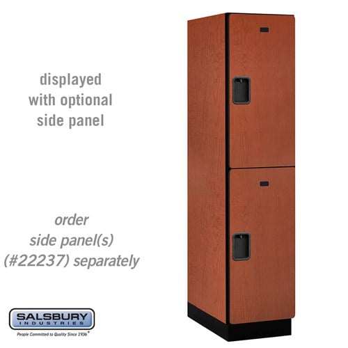 Designer Wood Locker — 2 Tier, 1 Wide