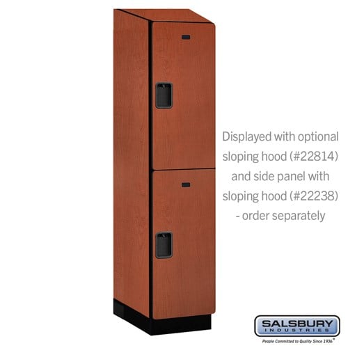 Designer Wood Locker — 2 Tier, 1 Wide