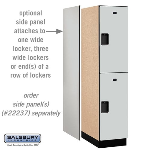 Designer Wood Locker — 2 Tier, 1 Wide