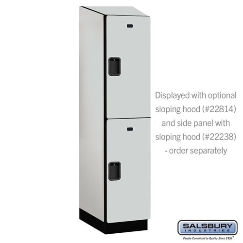 Designer Wood Locker — 2 Tier, 1 Wide
