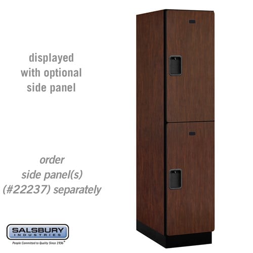 Designer Wood Locker — 2 Tier, 1 Wide