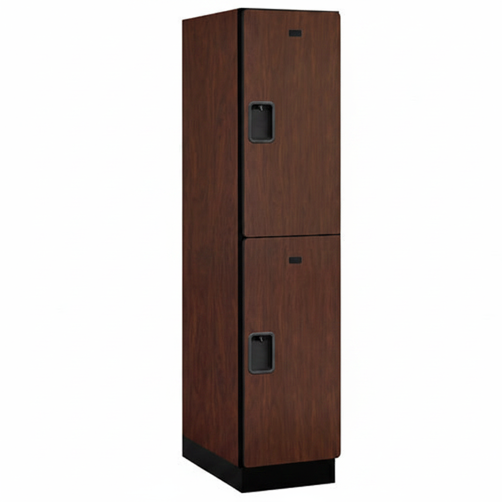 Designer Wood Locker — 2 Tier, 1 Wide
