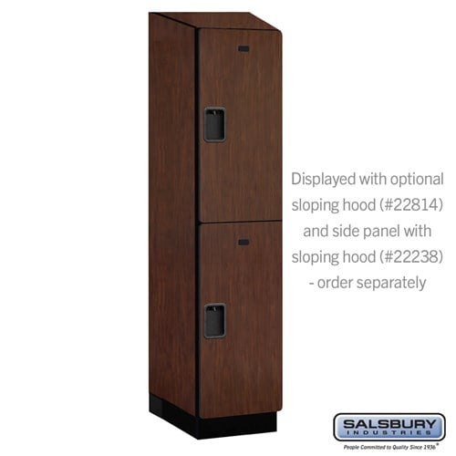 Designer Wood Locker — 2 Tier, 1 Wide