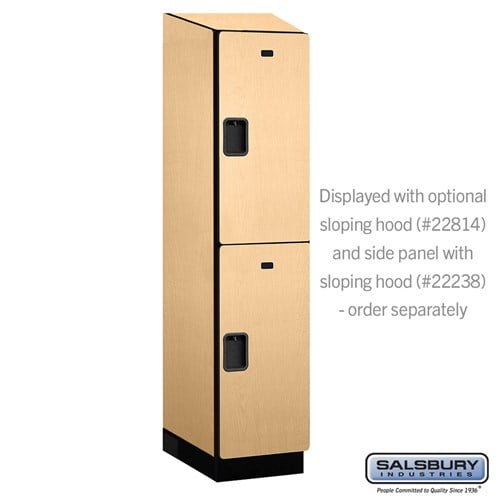 Designer Wood Locker — 2 Tier, 1 Wide