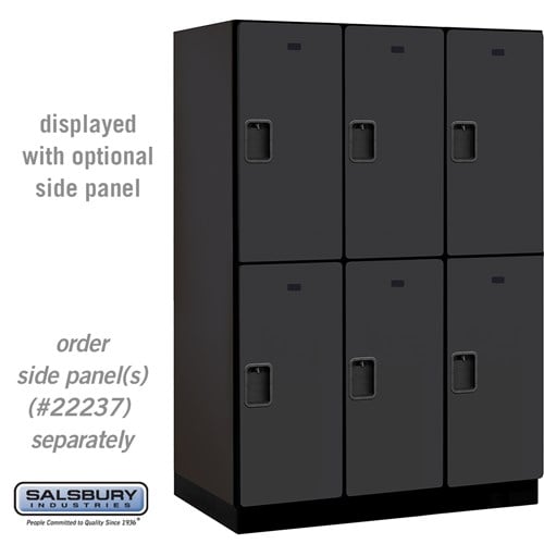 Designer Wood Locker — 2 Tier, 3 Wide