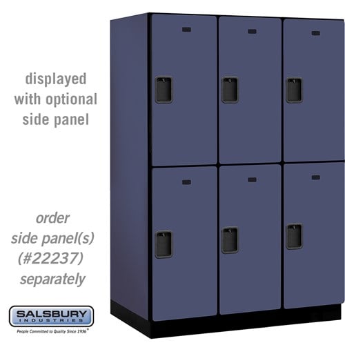 Designer Wood Locker — 2 Tier, 3 Wide