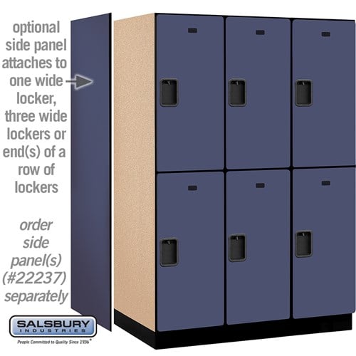 Designer Wood Locker — 2 Tier, 3 Wide