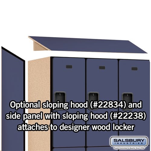 Designer Wood Locker — 2 Tier, 3 Wide