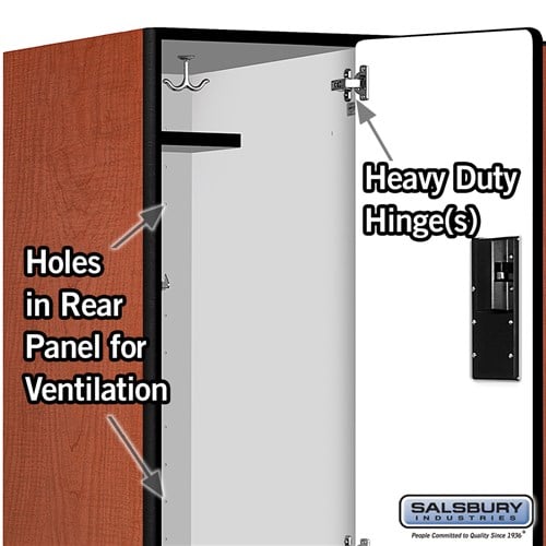 Designer Wood Locker — 2 Tier, 3 Wide