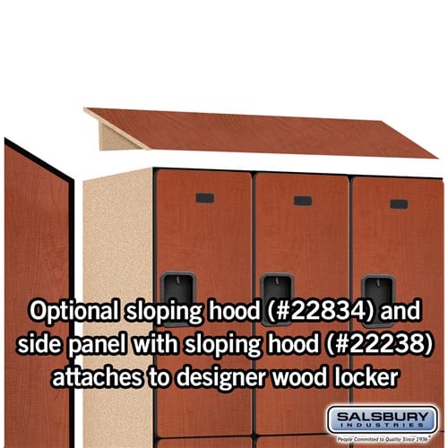 Designer Wood Locker — 2 Tier, 3 Wide