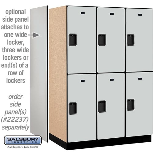 Designer Wood Locker — 2 Tier, 3 Wide