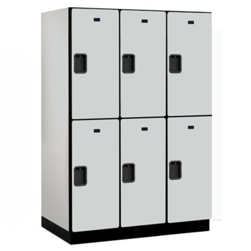 Designer Wood Locker — 2 Tier, 3 Wide