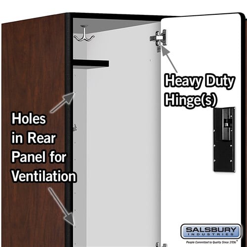 Designer Wood Locker — 2 Tier, 3 Wide