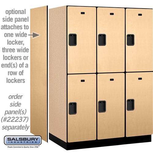 Designer Wood Locker — 2 Tier, 3 Wide