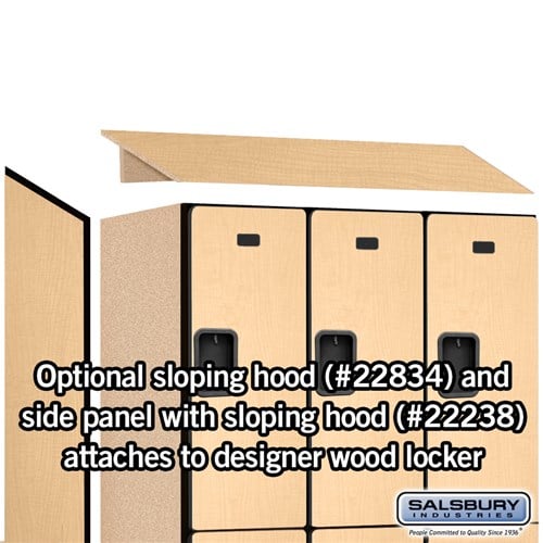 Designer Wood Locker — 2 Tier, 3 Wide