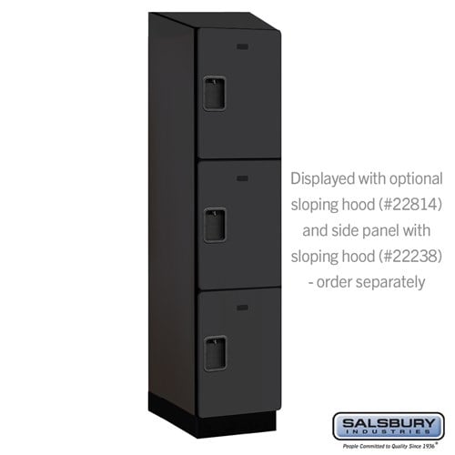 Designer Wood Locker — 3 Tier, 1 Wide