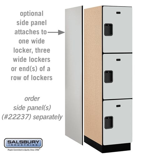 Designer Wood Locker — 3 Tier, 1 Wide