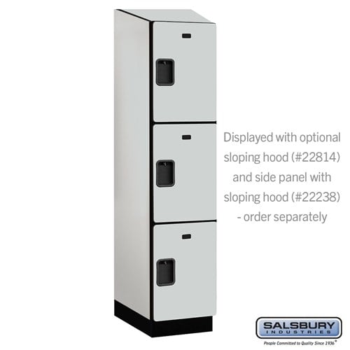 Designer Wood Locker — 3 Tier, 1 Wide