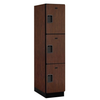 Designer Wood Locker — 3 Tier, 1 Wide