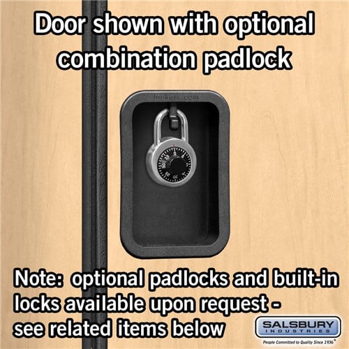 Designer Wood Locker — 3 Tier, 1 Wide