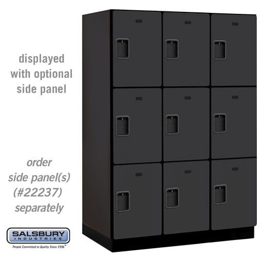 Designer Wood Locker — 3 Tier, 3 Wide