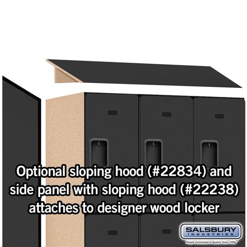 Designer Wood Locker — 3 Tier, 3 Wide