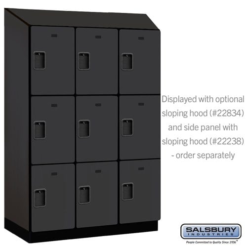 Designer Wood Locker — 3 Tier, 3 Wide