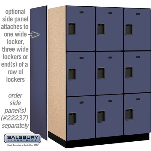 Designer Wood Locker — 3 Tier, 3 Wide
