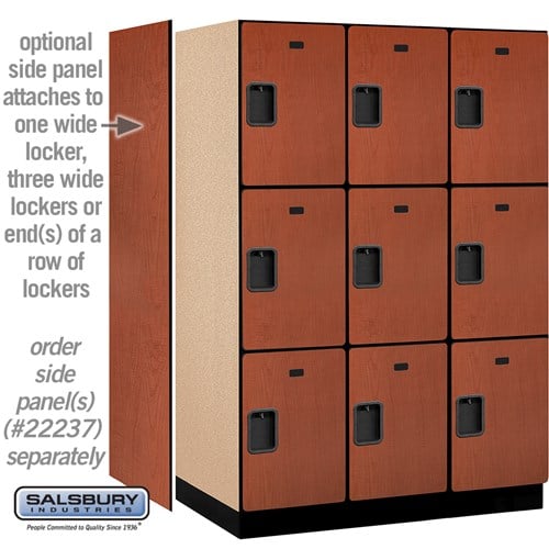 Designer Wood Locker — 3 Tier, 3 Wide