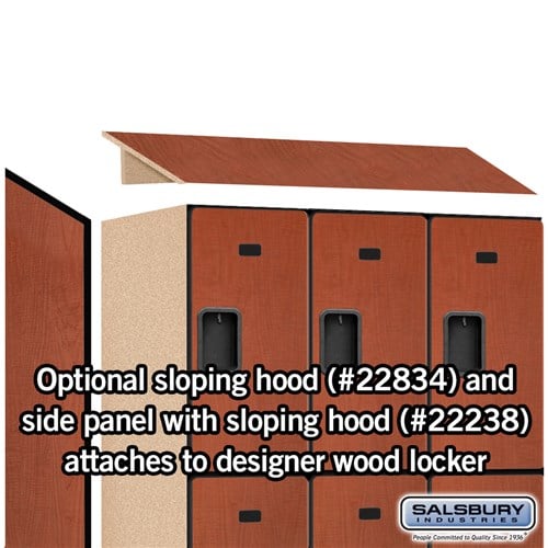 Designer Wood Locker — 3 Tier, 3 Wide