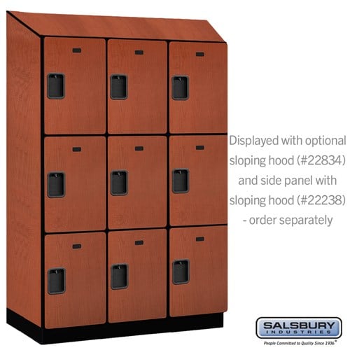 Designer Wood Locker — 3 Tier, 3 Wide