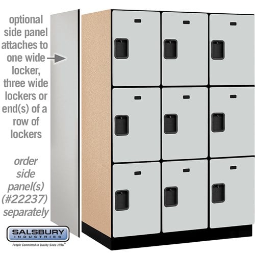 Designer Wood Locker — 3 Tier, 3 Wide