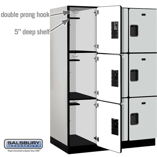 Designer Wood Locker — 3 Tier, 3 Wide