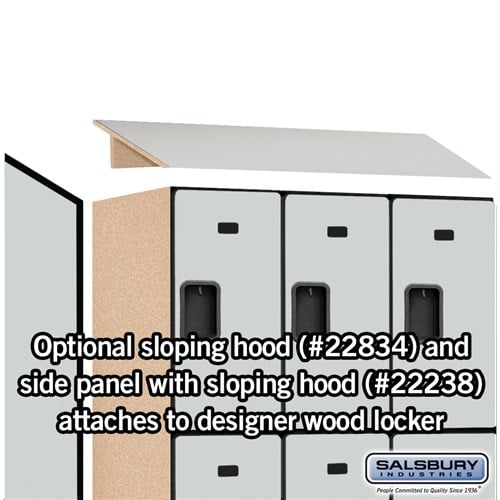 Designer Wood Locker — 3 Tier, 3 Wide