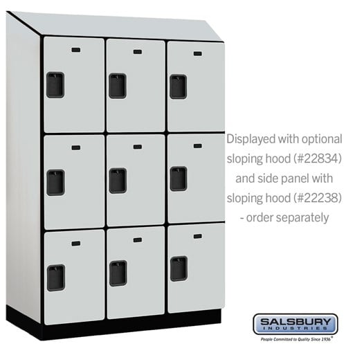 Designer Wood Locker — 3 Tier, 3 Wide