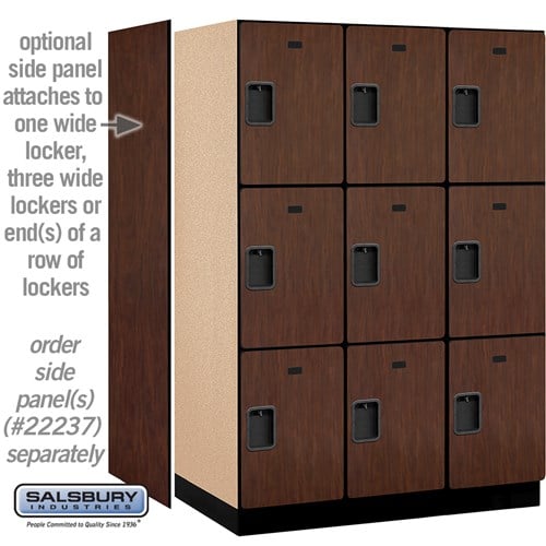 Designer Wood Locker — 3 Tier, 3 Wide