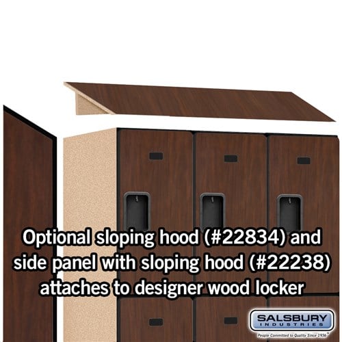 Designer Wood Locker — 3 Tier, 3 Wide