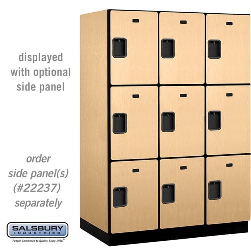 Designer Wood Locker — 3 Tier, 3 Wide