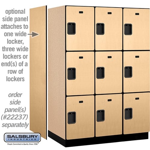 Designer Wood Locker — 3 Tier, 3 Wide
