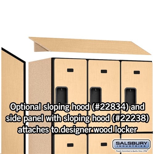 Designer Wood Locker — 3 Tier, 3 Wide