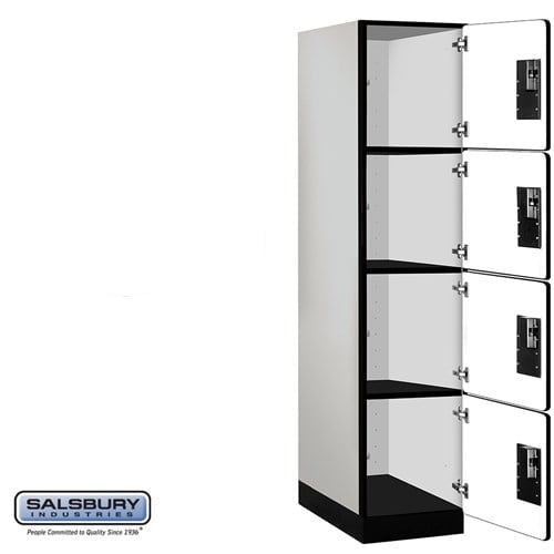 Designer Wood Locker — 4 Tier, 1 Wide
