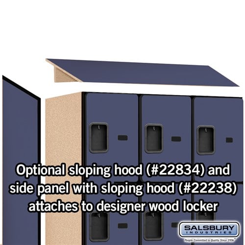 Designer Wood Locker — 4 Tier, 3 Wide