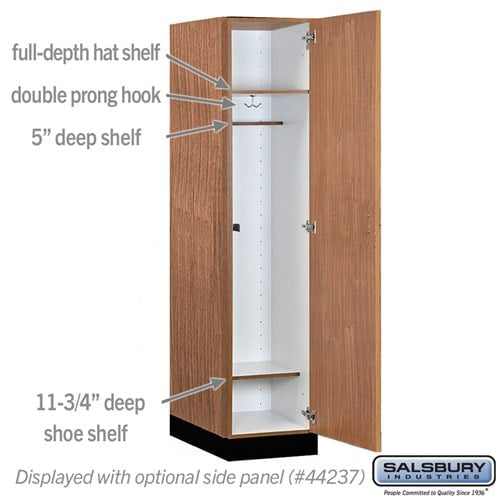 Premier Wood Locker — 1 Tier, 1 Wide