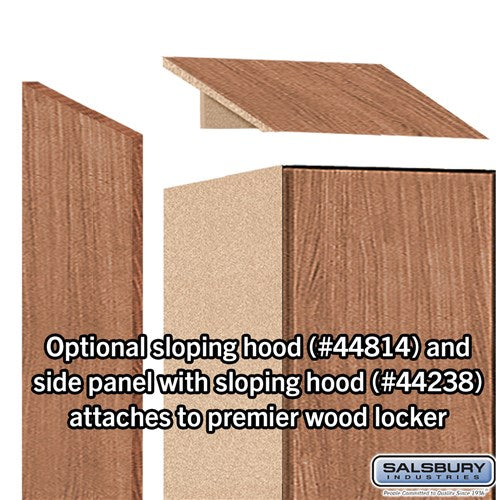 Premier Wood Locker — 1 Tier, 1 Wide