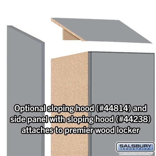 Premier Wood Locker — 1 Tier, 1 Wide